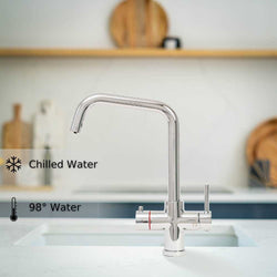 Image of Fohen Fedina Chrome 4-in-1 Boiling & Chilled Water Tap