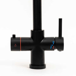 Image of Fohen Fedina Matt Black 4-in-1 Chilled Water Tap