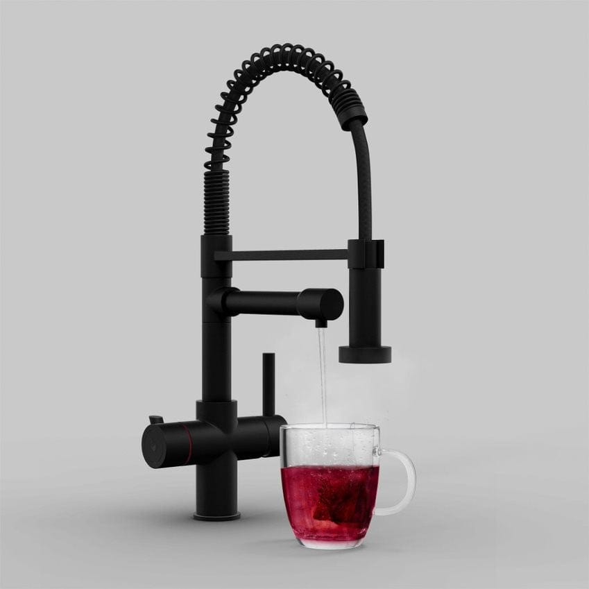 Fohen Fohen Flex | Matt Black Boiling Water Tap | Flexible Spout