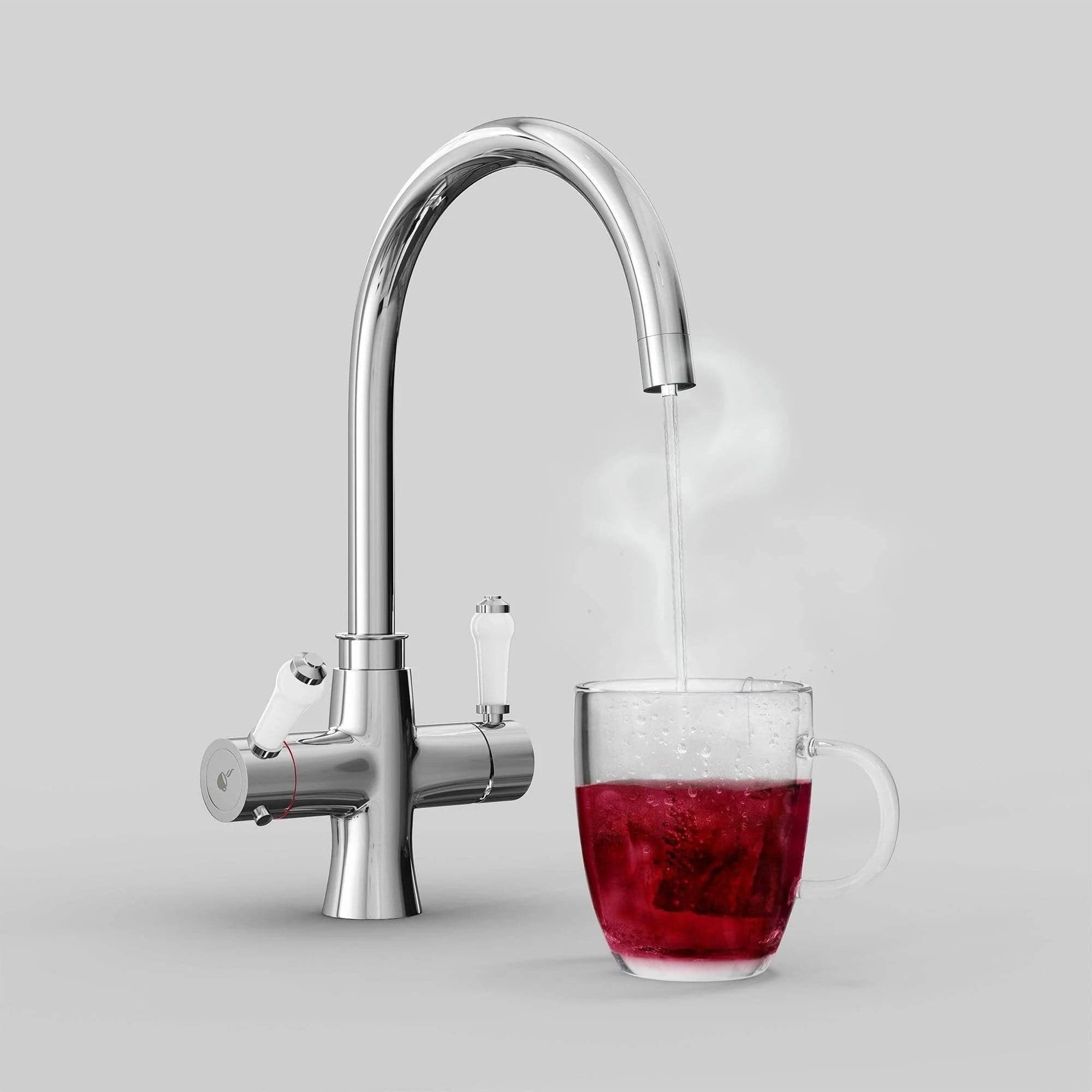 Fohen UK Fohen Fantale | Polished Chrome Instant Boiling Water Taps