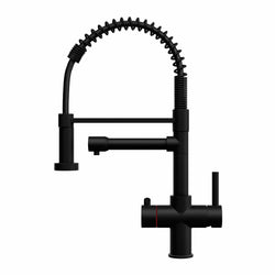 Image of Fohen Fohen Flex | Matt Black Boiling Water Tap | Flexible Spout