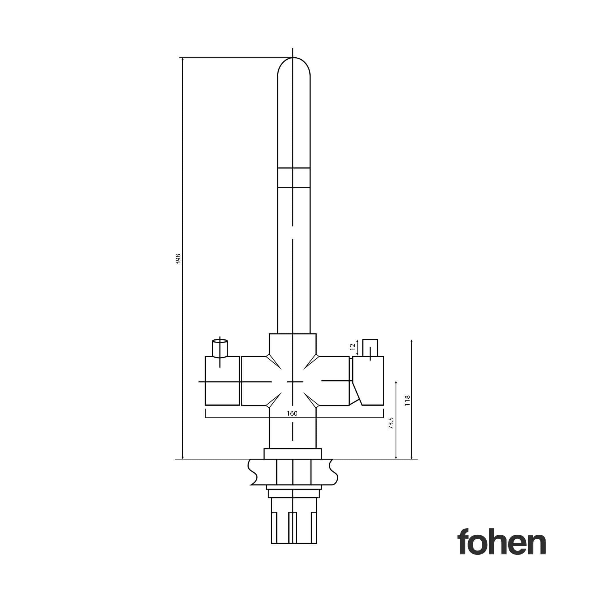 Fohen Fohen Focetti | Chrome Instant Boiling Water Tap