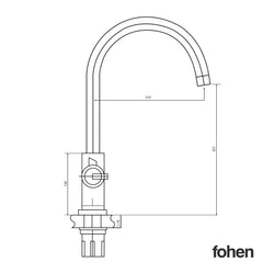 Image of Fohen Fohen Furnas | Brushed Copper Boiling Water Tap 